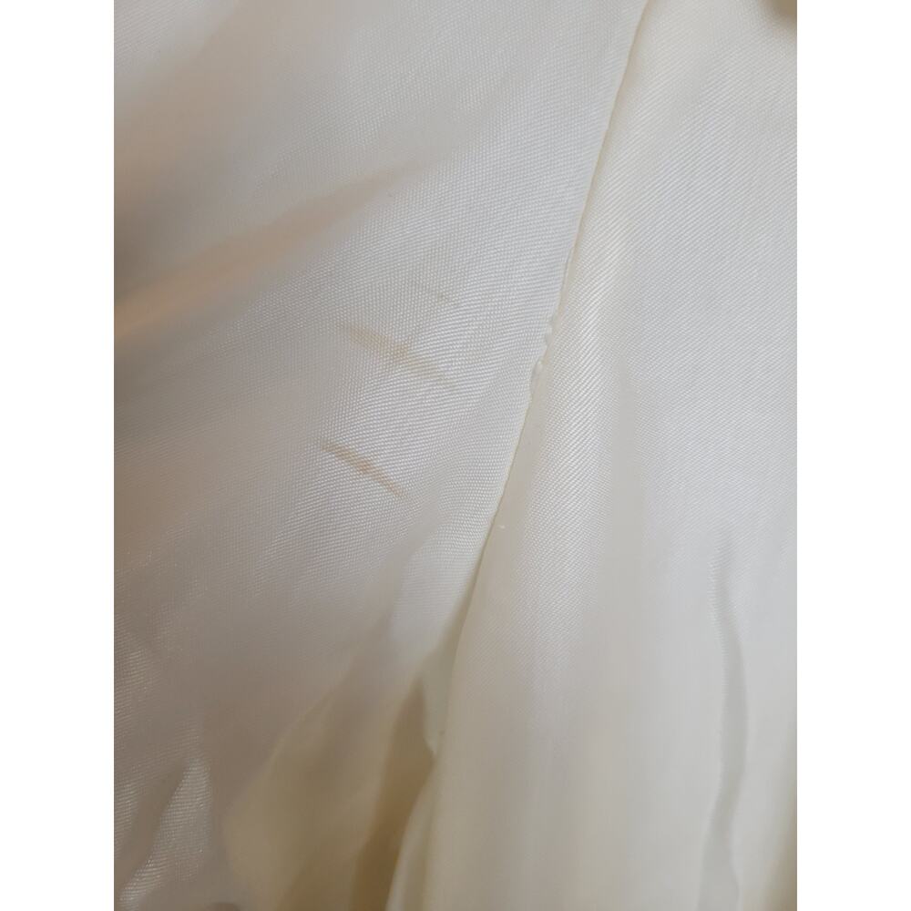 Vtg Neiman Marcus Bert Yelin Ivory Long Sleeve Nightgown Women's Size Medium - Picture 6 of 16